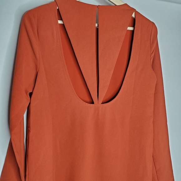Urban Outfitters Kimchi Blue S Burnt Orange Dress - Picture 4 of 4